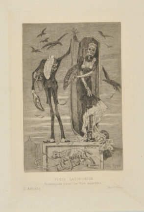 Finis Latinorum, frontispice pour Le Vice suprême