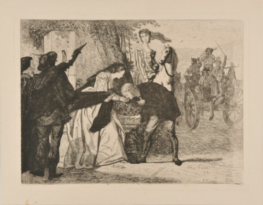 Man Drinking from Woman’s Hands