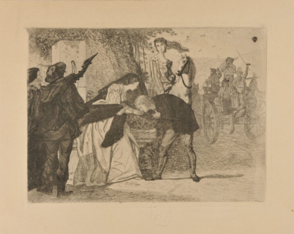 Man Drinking from Woman’s Hands