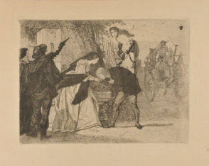 Man Drinking from Woman’s Hands