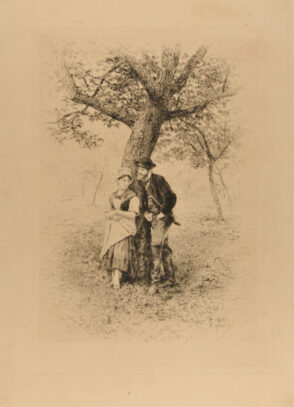 Paysanne et Chasseur