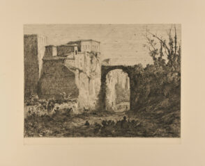 Landscape: Goatherd near a Castle