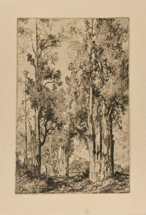 Landscape: Gateway on the Path and Castle in the Background