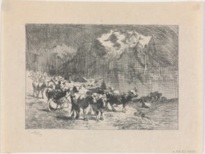 Un troupeau de vaches dans l’Oberland