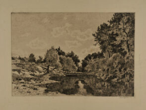 Landscape with Boat on a River