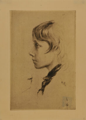 Head of Young Girl in Profile