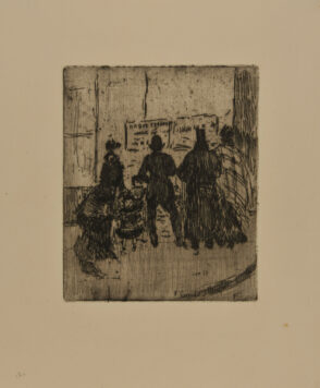 Groupe consultant une affiche du cirque Fernando