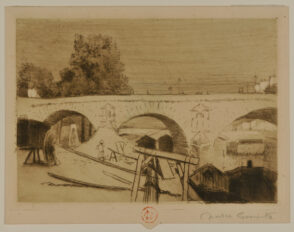 Le pont Marie, d’après nature