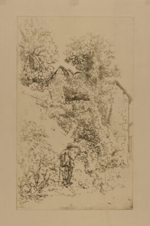 Le vieux mendiant à Auvers