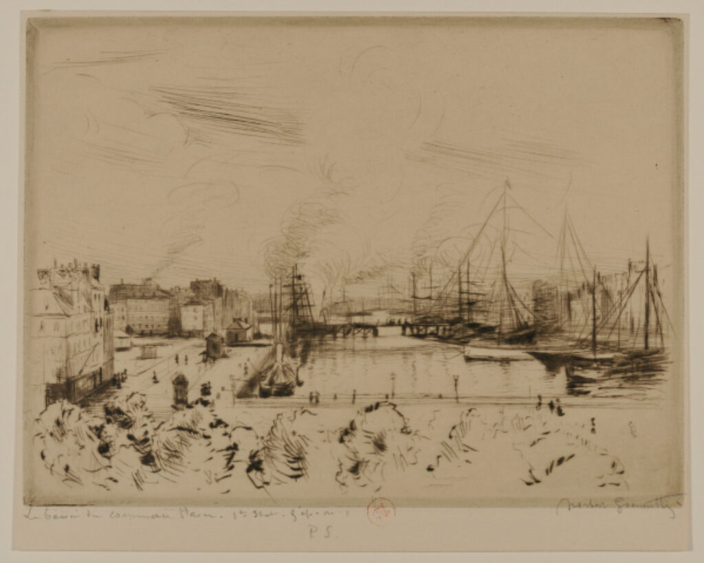 Le Bassin du Commerce au Havre