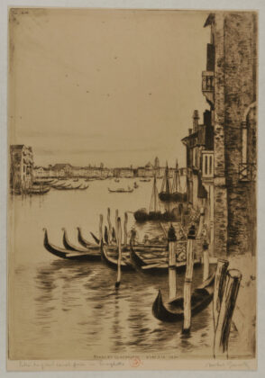 Entrée du Grand Canal prise du traghetto, Venise