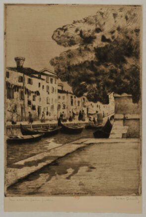 Venise, Entrée du jardin public