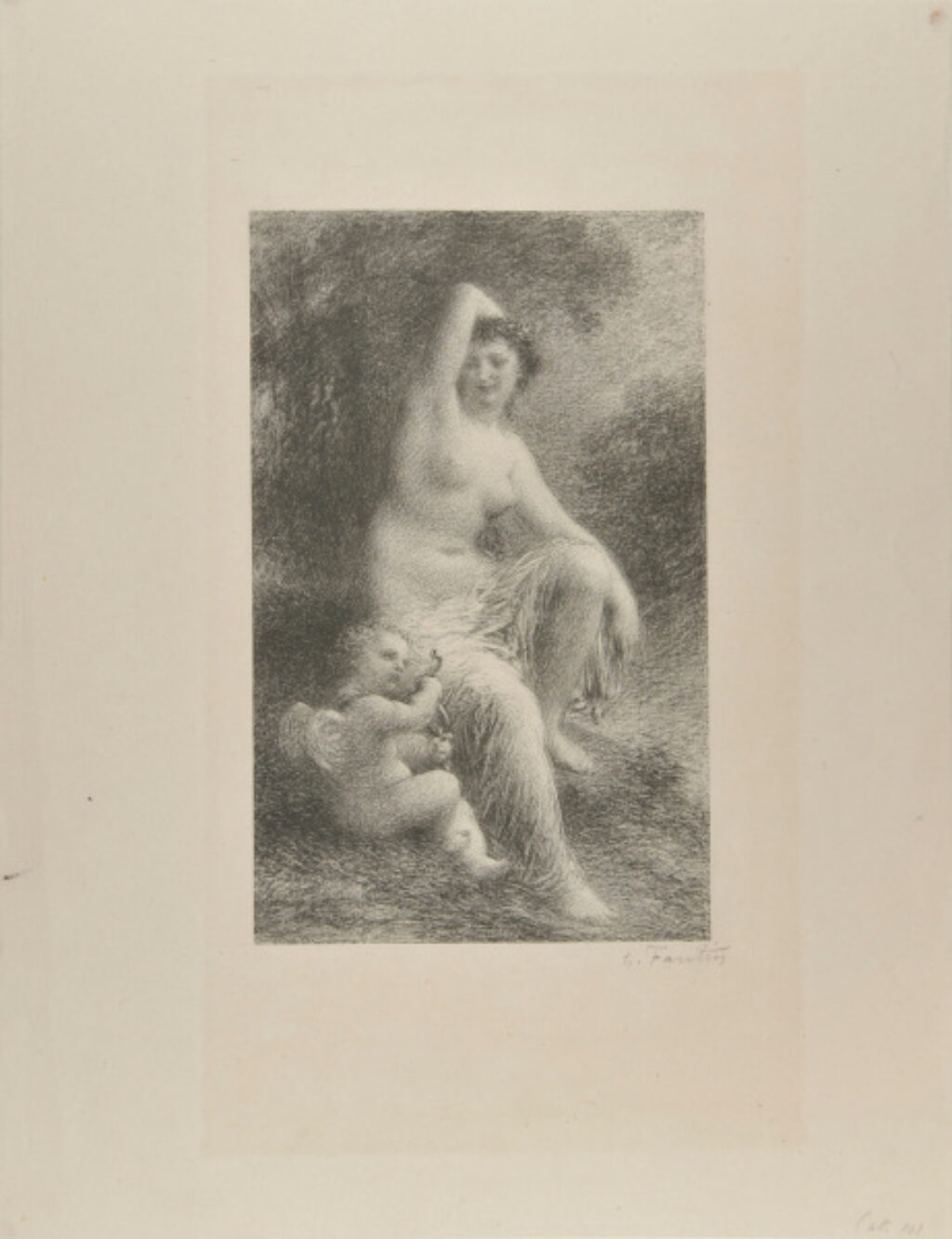 Vénus et l’Amour (petite planche)