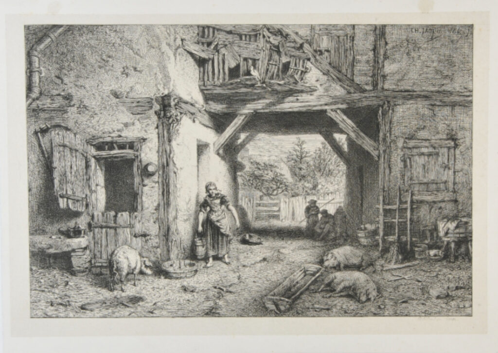 Intérieur de ferme