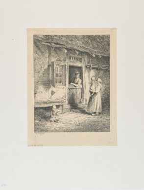 Porte d’une chaumière