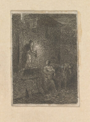 Porte d’auberge (effet de lumière)