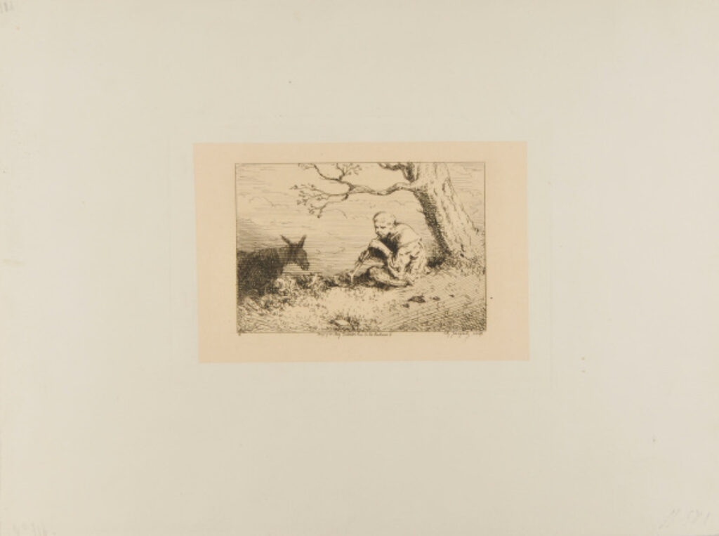 Landscape: A Donkey Driver