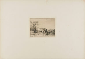 Une Femme et deux vaches