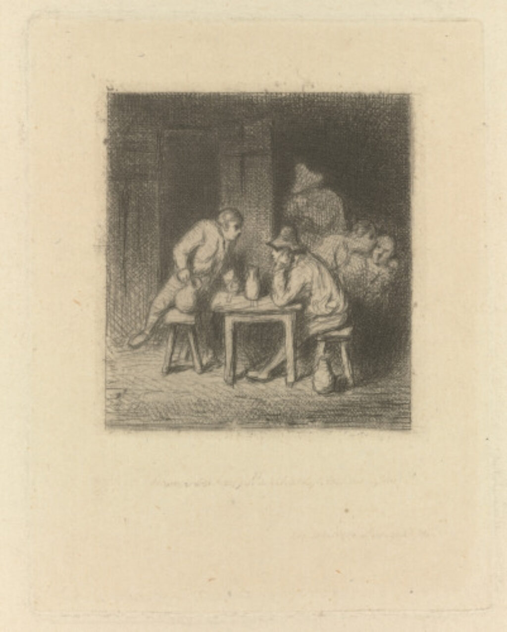 Buveurs; Paysage - Image 3