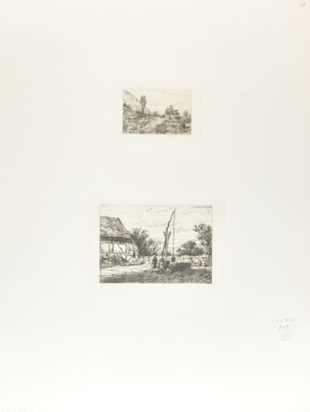 Paysage. 1844 / Paysage: Puits.