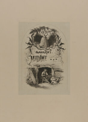 Frontispiece from the book “Paul Gavarni, Madame Acker (Paris: L. Curmer, 1842)”