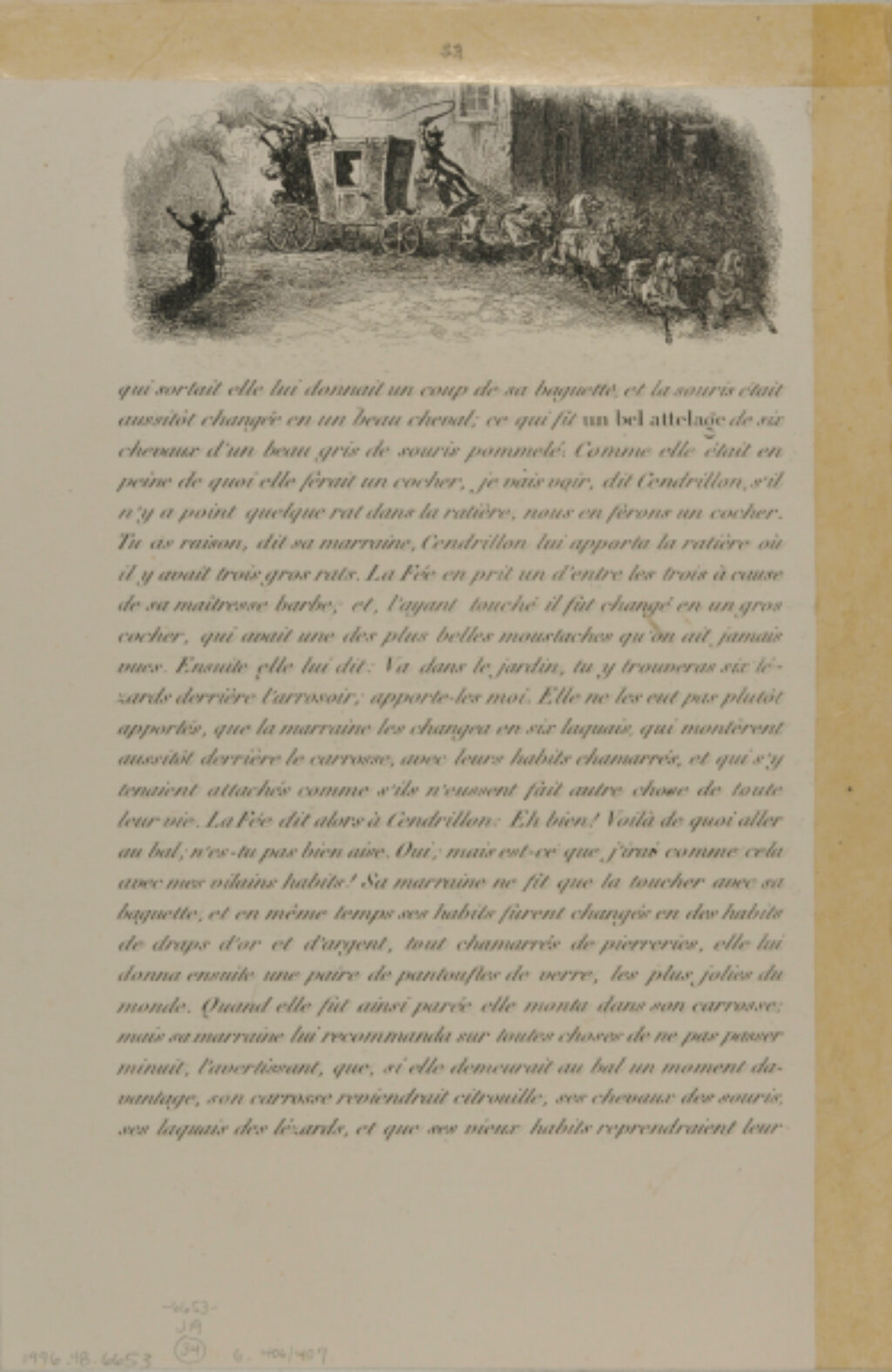 Cinderella’s Fairy Godmother hollowing out a pumpkin; Cinderella’s carriage arrives - Image 2