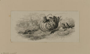Cinderella’s pumpkin carriage driven by mice