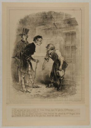 Tel que vous me voyez, j’avais de beaux chevaux dans les guerres d’Allemagne…