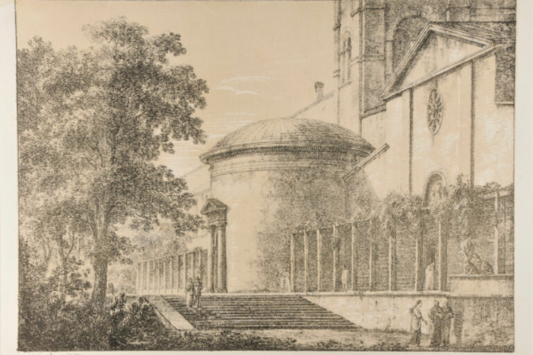 SIDE VIEW OF A ROMAN CATHEDRAL
