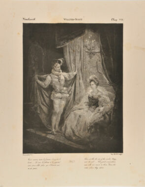 Leicester at Amy Robsart from Kenilworth, chap. VII, by Sir Walter Scott