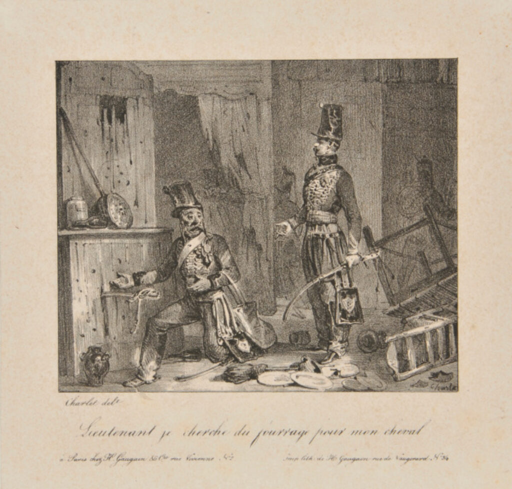 Lieutenant je cherche du fourrage pour mon cheval