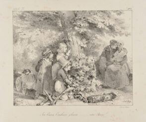 Son cousin l’embrasse joliment…notre bonne!