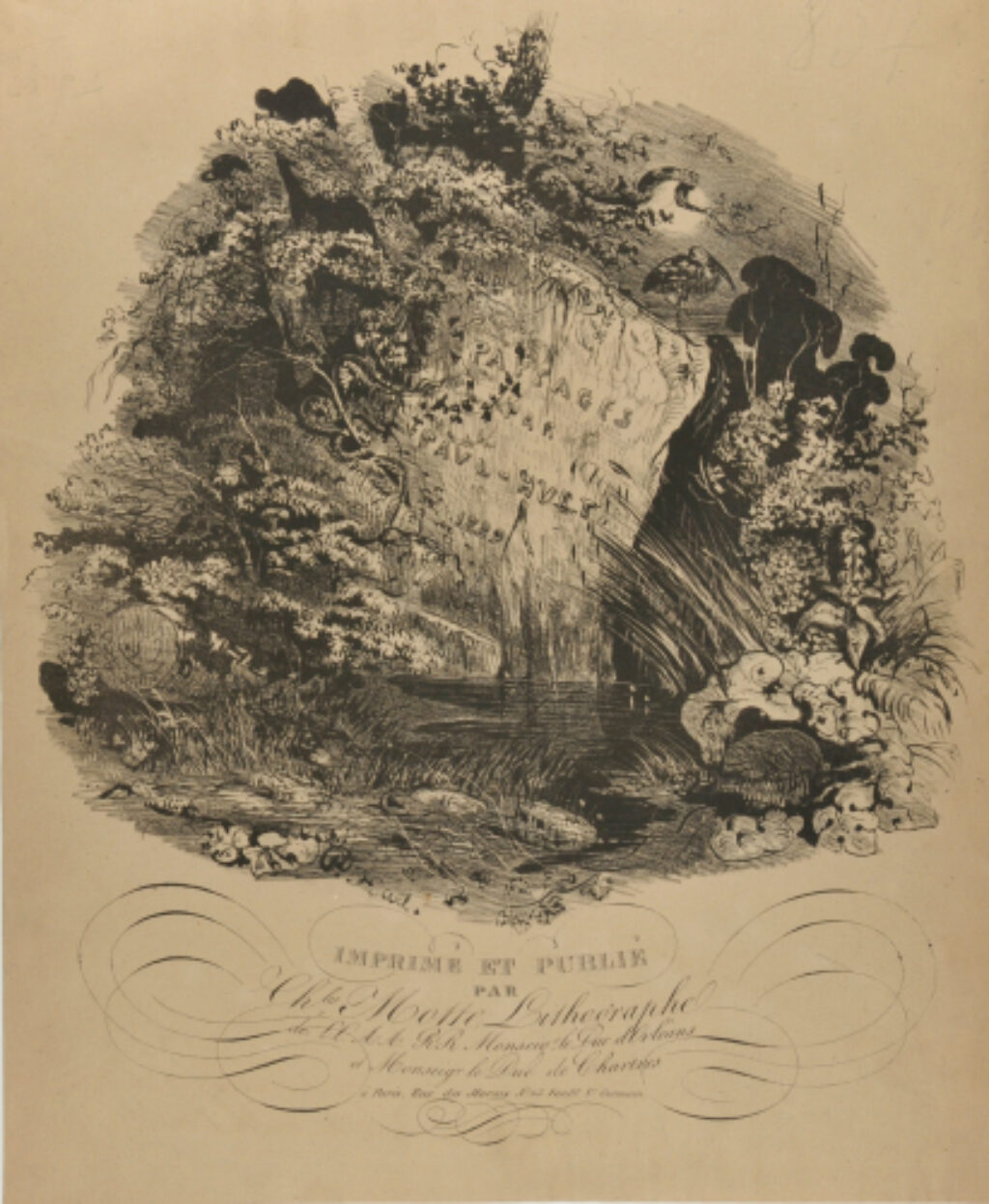 Couverture des Paysages par P. Huet