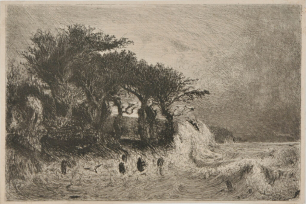 Grande marée d’Equinoxe, à Honfleur