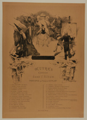 Title page for Oeuvres Contenues dans l’Album