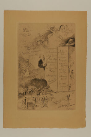 Programme pour une Soirée de Prestidigitation au Cercle de l’Avenir commercial, rue Hauteville, after Mils