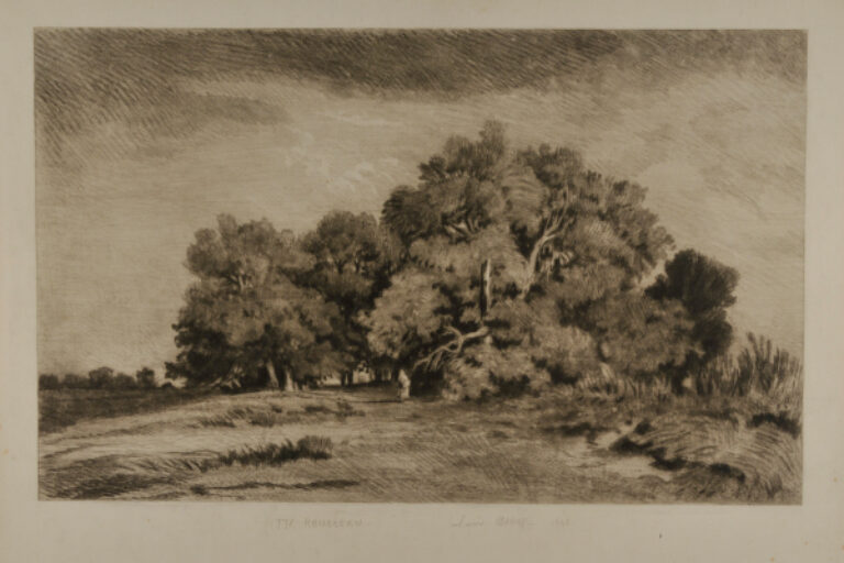 Landscape with Woman by a Clump of Trees