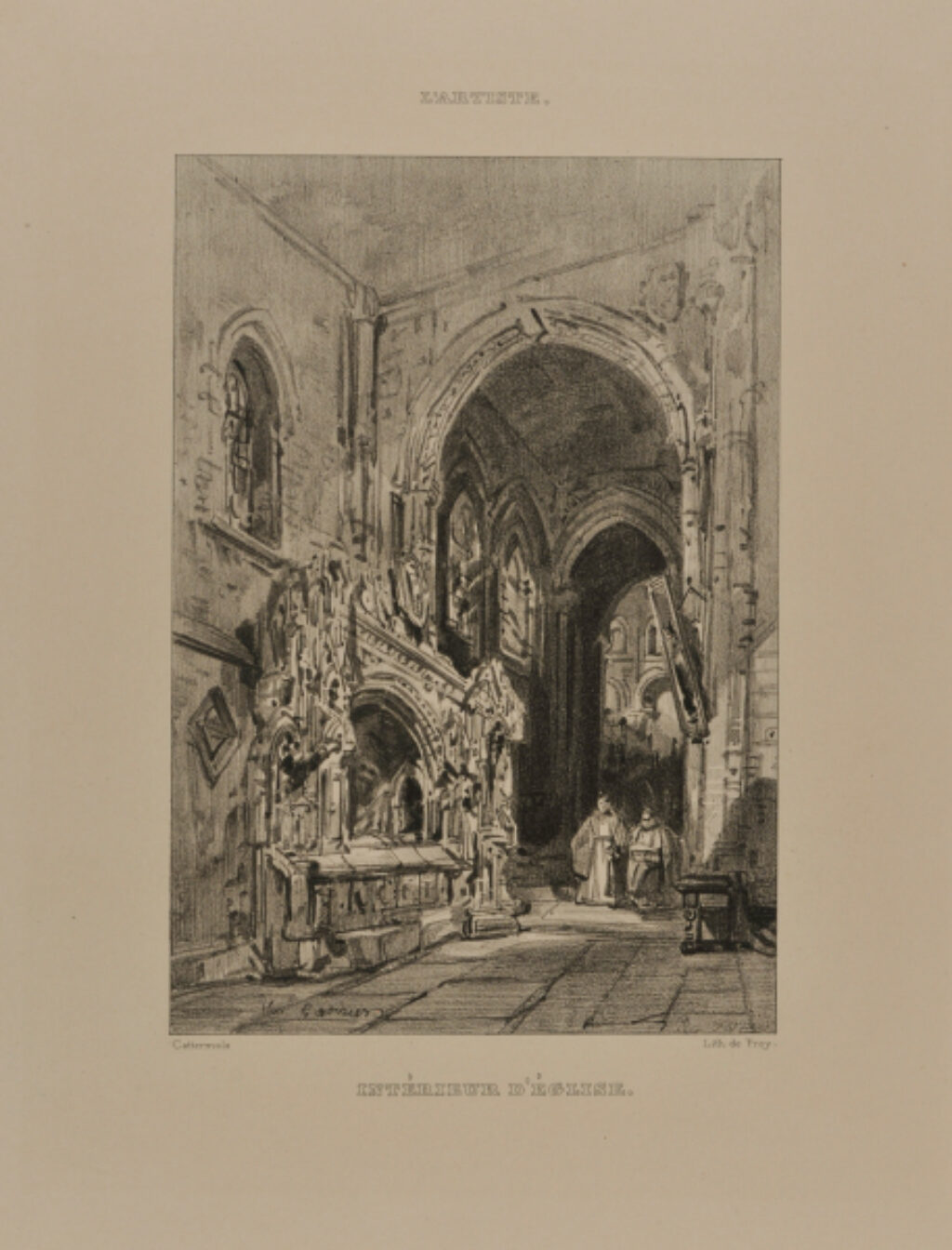 Intérieur d’église