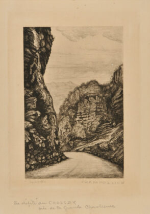 Le Défilé du Crossey près de la Grande Chartreuse