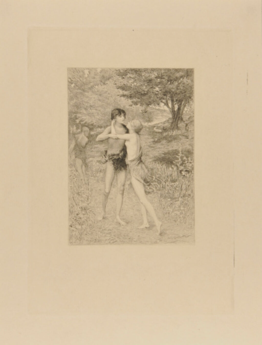 Illustration for the book “Longus, Daphnis et Chloé (Paris: G. Boudet, 1890)”