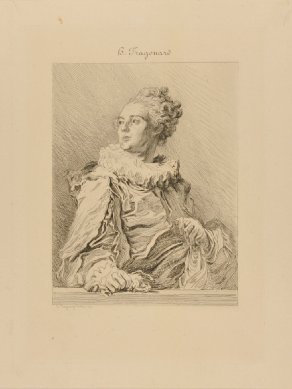 Portrait, said to be a Comedian