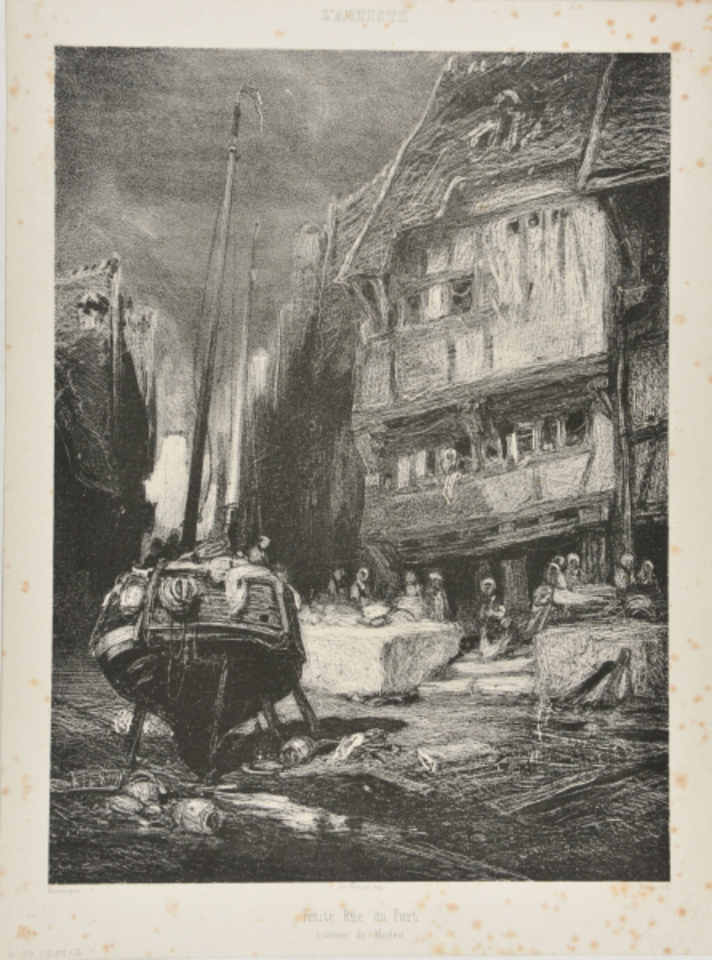 Petite Rue du Port (Environs de Morlaix)