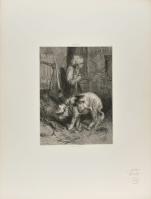 Woman with Pig