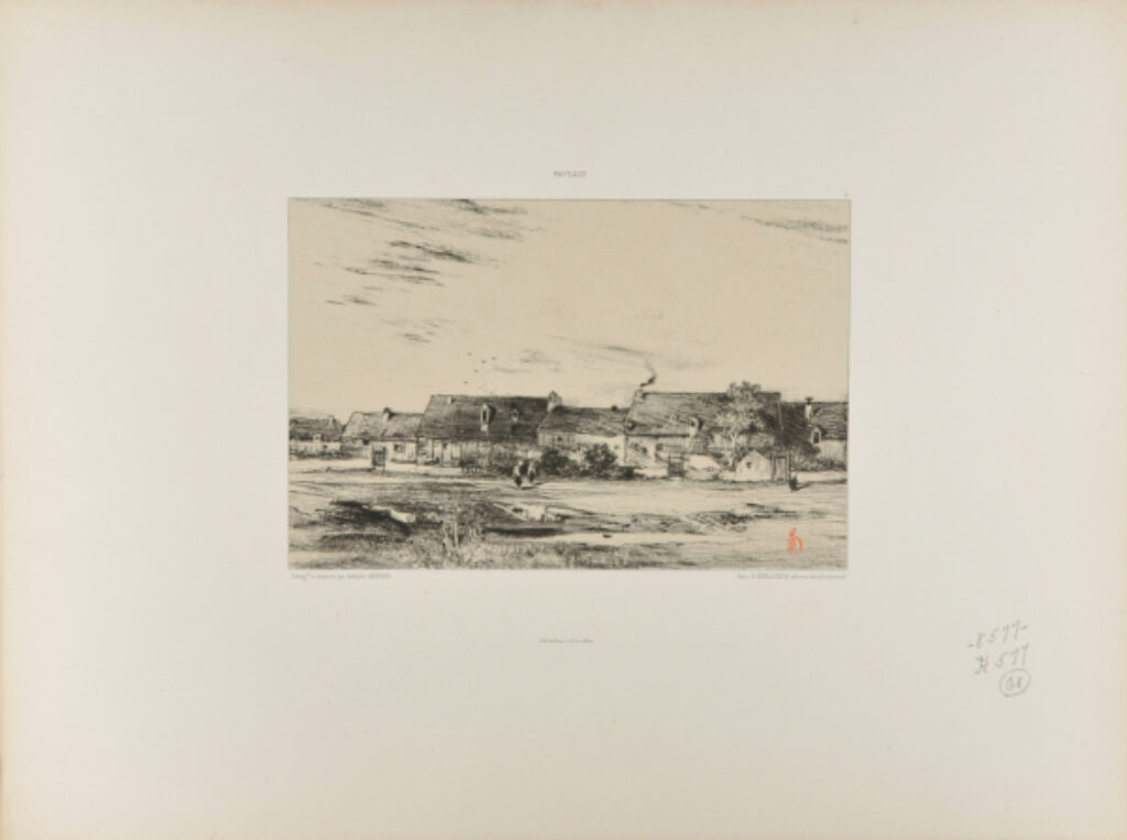 Paysage, no. 4 from Paysages, Marines et Baraques