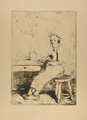 Title plate from the series “Scènes culinaires”