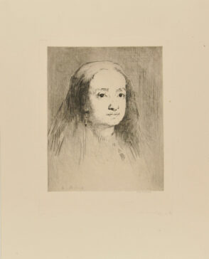 Head of a Woman with Earring