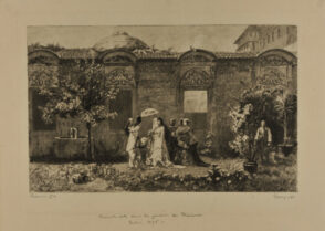 Promenade dans le jardin du Harème