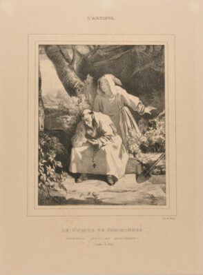 Le Comte de Comminges, reconnu par sa maîtresse (Salon de 1834)