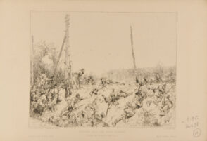 Combat sur une voie ferrée