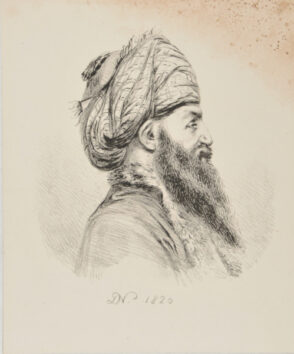 Head of an Arab, seen from the right